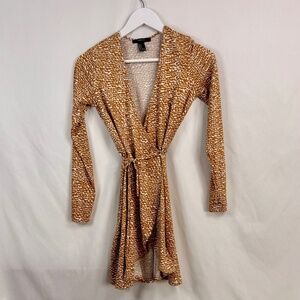 Women’s size S Forever 21 Yellow Long Sleeve Dress